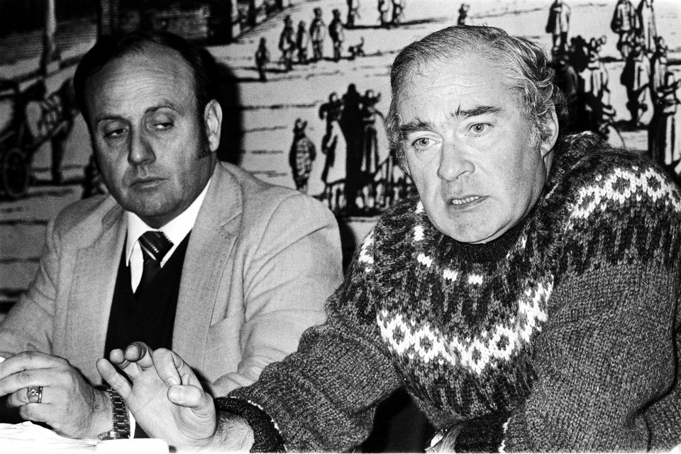 Emilio Maspero, secretaris van het CLAT en Carlos Custer, coördinator (l), Bestanddeelnr 932-5058