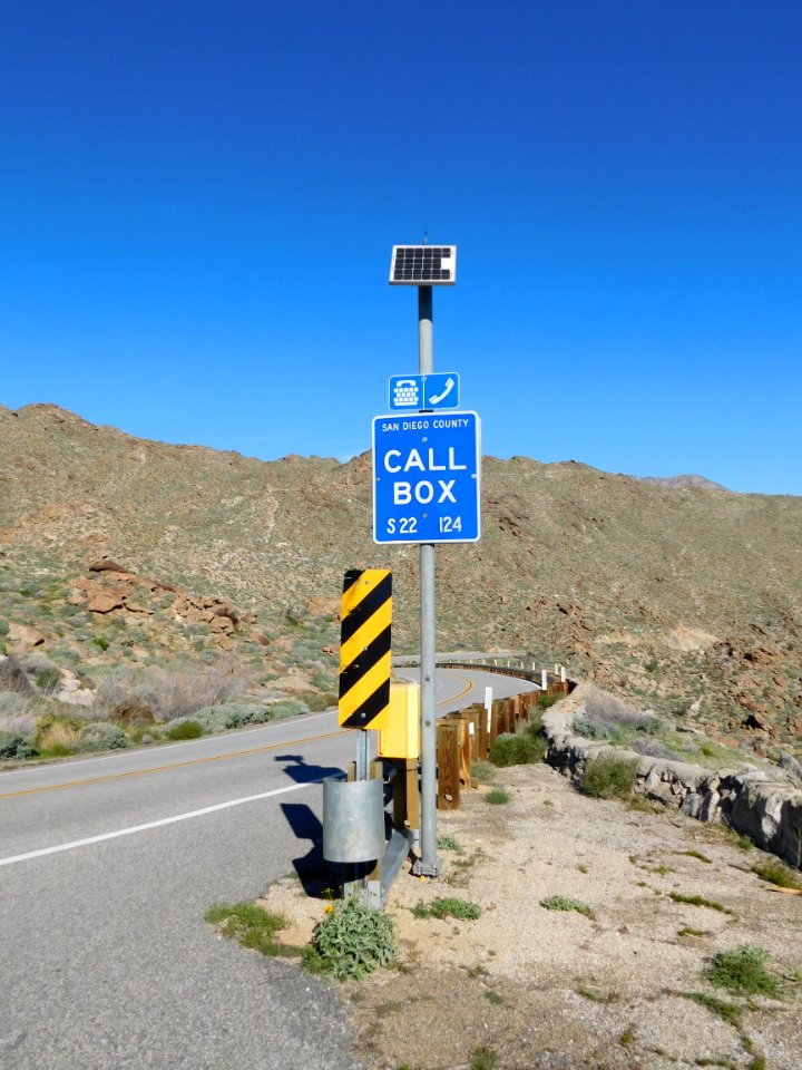 Emergency call box san diego county s22