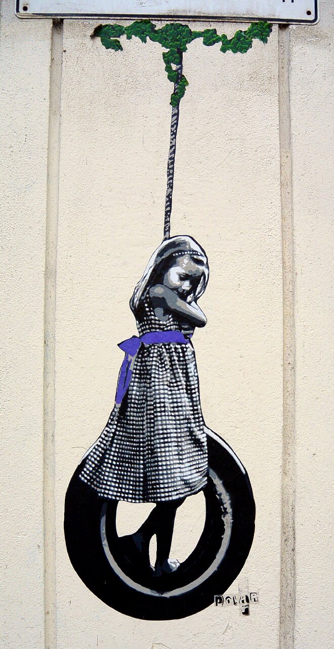 Mural spray graffiti wall
