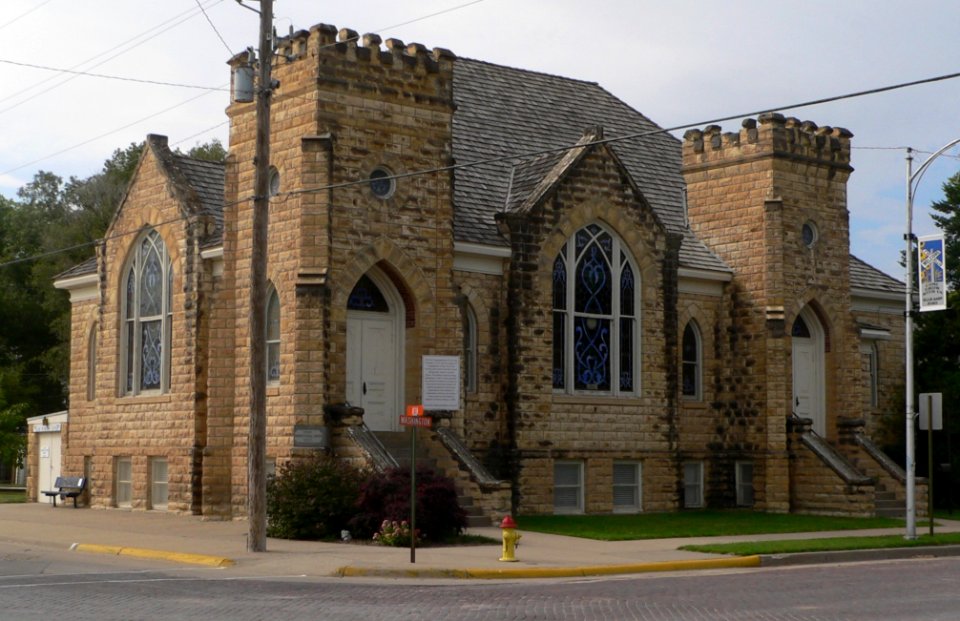 Ellis, Kansas First Congregational from SE 2