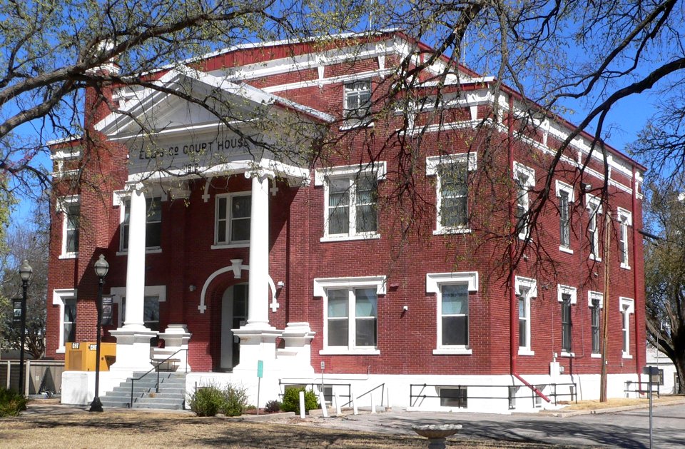 Ellis County, Oklahoma courthouse from SW 1