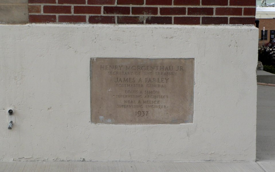 Ely, Nevada 1937 post office cornerstone 1