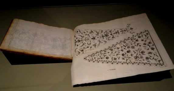 Embroidery and lace pattern book, vol. 1, by Margaretha Helm, Germany, Nuremburg, c. 1720, rag paper - Royal Ontario Museum - DSC04416