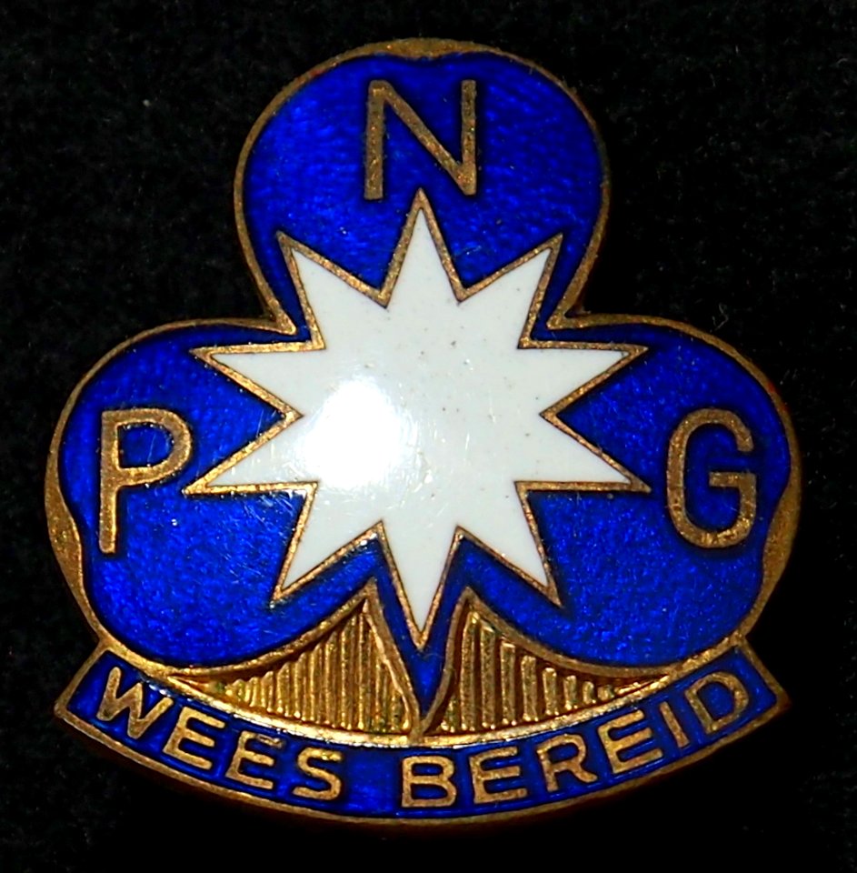 Emblem of Het Nederlandse Padvindstersgilde Wees Bereid (NPG) Dutch Scouting