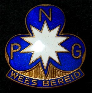 Emblem of Het Nederlandse Padvindstersgilde Wees Bereid (NPG) Dutch Scouting