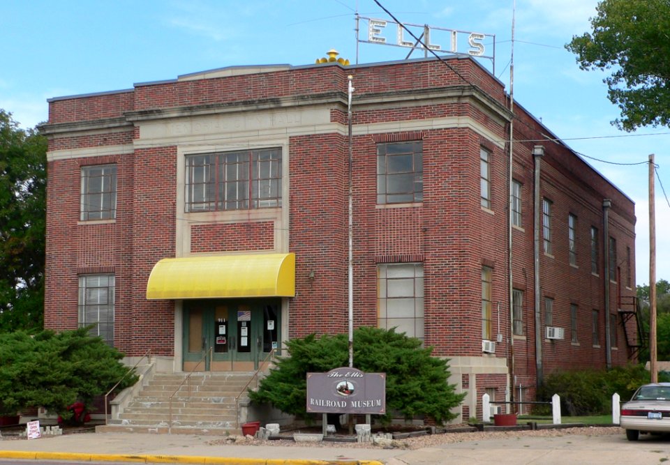 Ellis Railroad Museum from SW 1