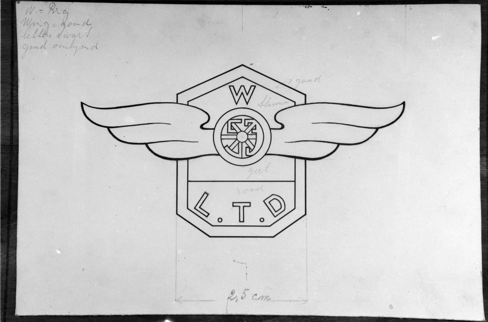 Embleem Leger Technische Dienst, Bestanddeelnr 1623-2-1