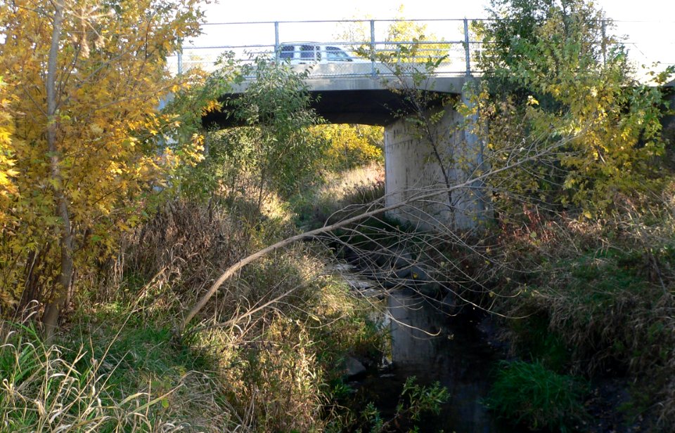 Elkhorn, Nebraska Main Street bridge from W 2