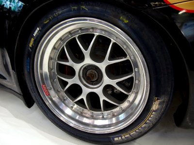 Embedded World 2014 BBS-Rennfelge auf Porsche 997 GT3 Cup (03)