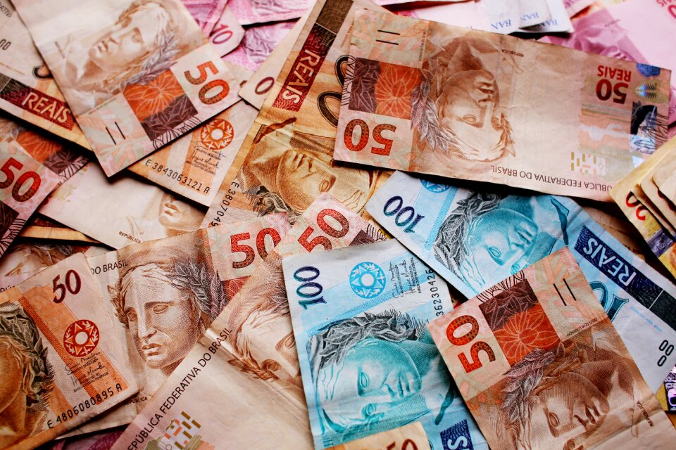 Note brazilian currency brazil