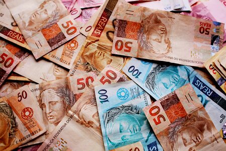 Note brazilian currency brazil