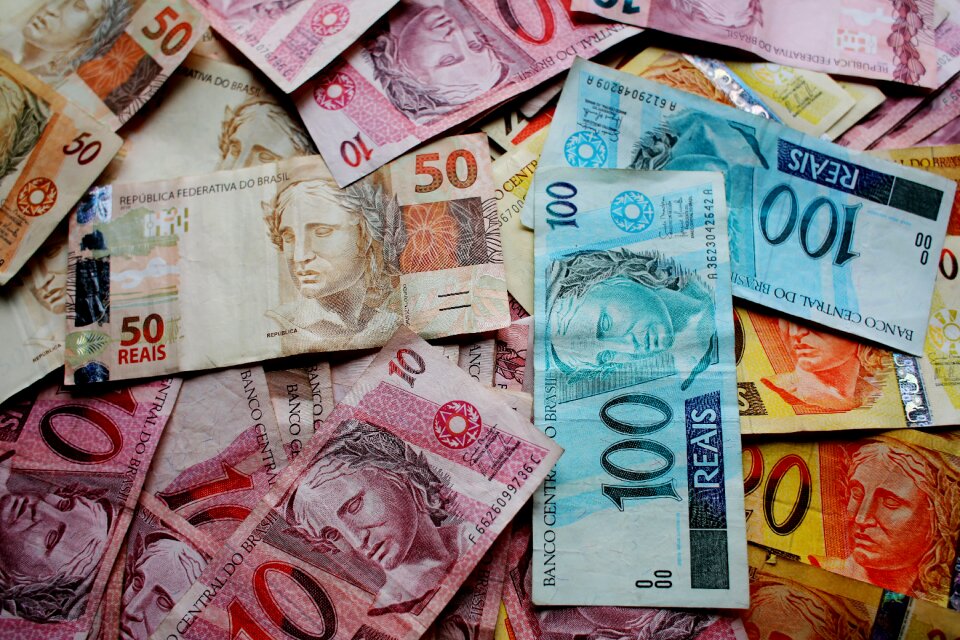 Note brazilian currency brazil