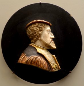 Emperor Charles V, Southern Germany, perhaps Augsburg, c. 1530-1540, alabaster on slate - Bode-Museum - DSC03355