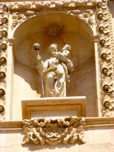 Elche - Basílica de Santa María, portada principal 08
