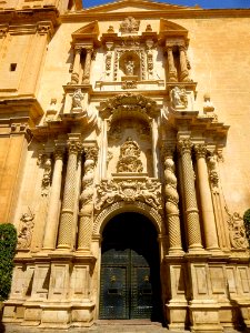 Elche - Basílica de Santa María, portada principal 04