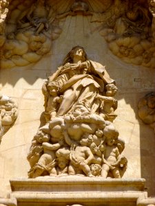 Elche - Basílica de Santa María, portada principal 02