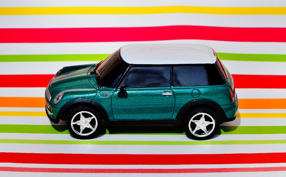 Vehicle mini green photo