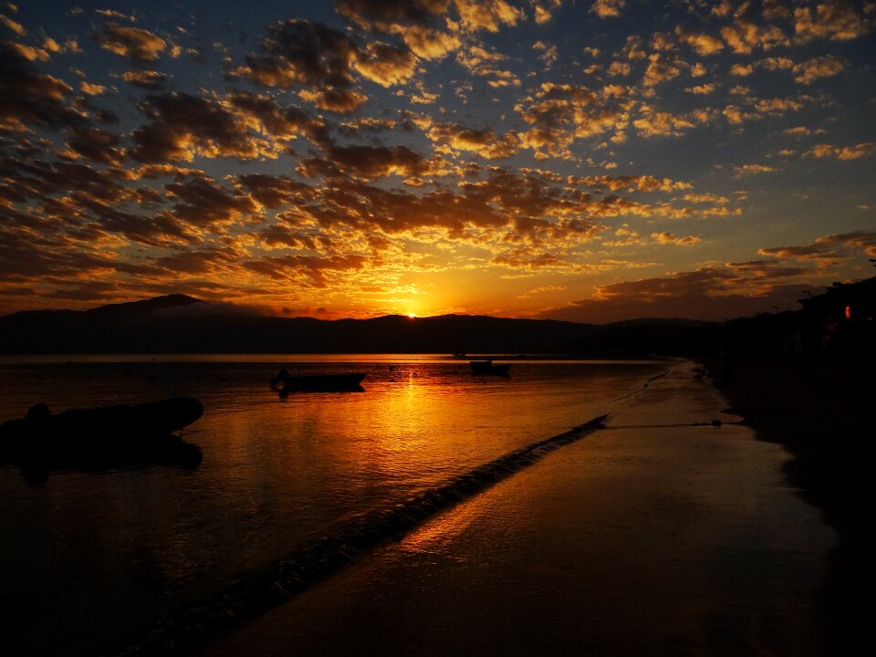 Twilight horizon landscape
