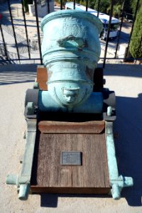 El Palomo, mortar from Morro Castle, Havana, removed in 1899 - Hearst Castle - DSC06626