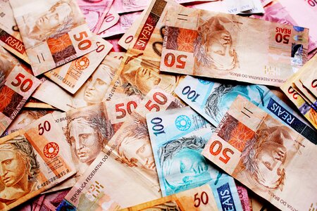Note brazilian currency brazil photo