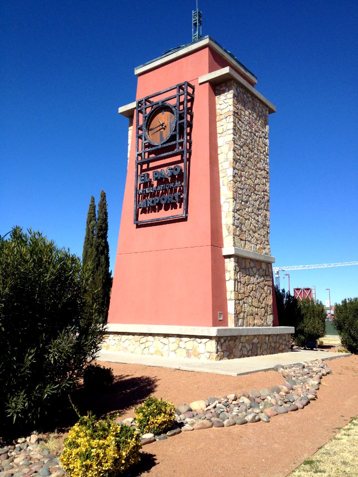 El Paso Airport clocktower
