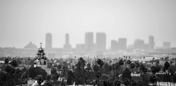 Hollywood downtown la california photo