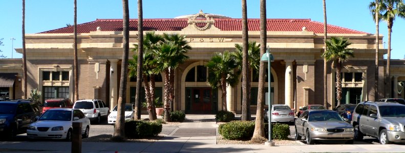 El Paso and Southwestern depot (Tucson) center from E