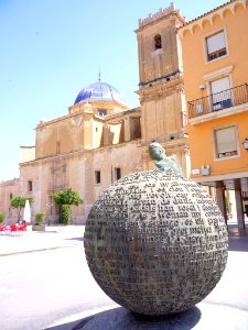 Elche - Escultura 'Geografía de la Memoria' (Eutiquio Estirado, 2008) 3