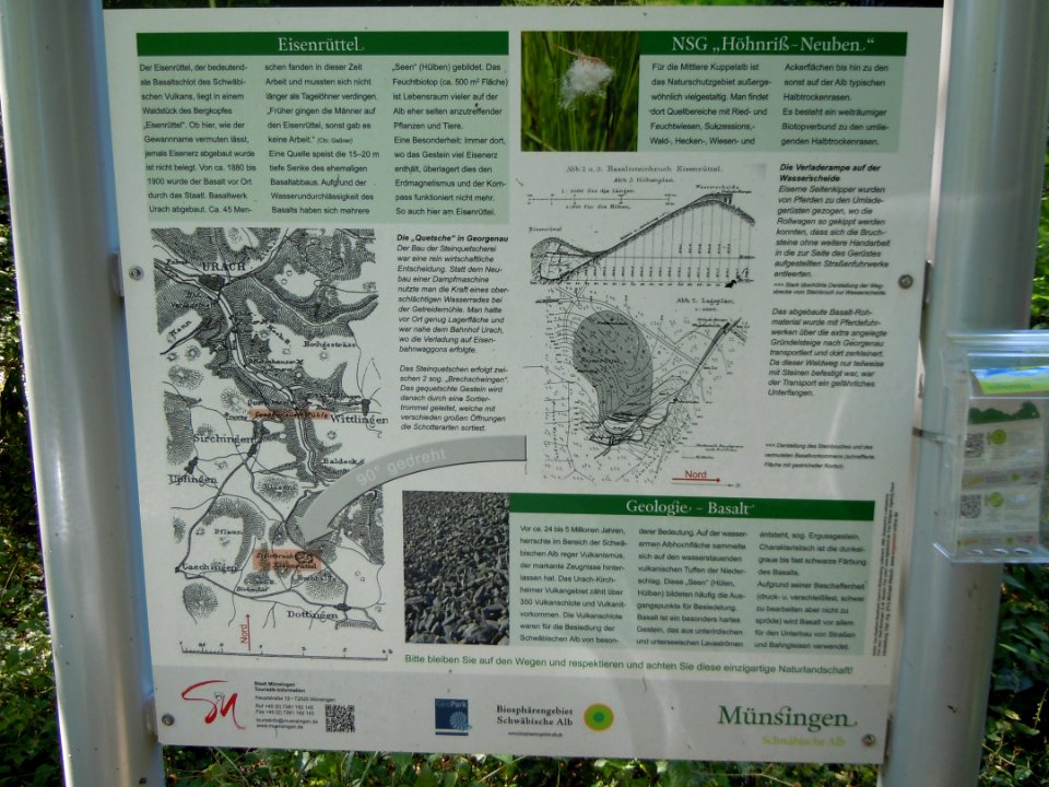 Eisenrüttel Infotafel