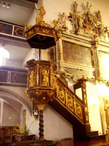 Eisenach St. Georgen Innen Kanzel 2