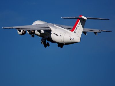 EI-RJY Cityjet British Aerospace Avro RJ85 takeoff from Schiphol (AMS - EHAM), The Netherlands, 11june2014, pic-5