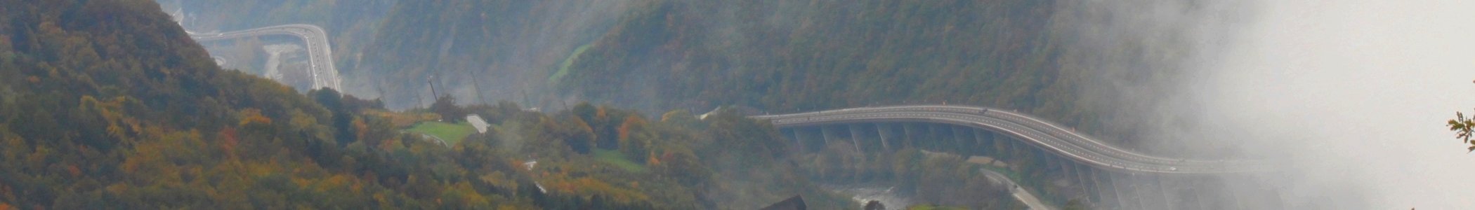 Eisack Valley banner A22 motorway