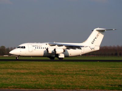 EI-RJC Cityjet British Aerospace Avro RJ85, cn E2333 at Schiphol (AMS - EHAM), Netherlands, pic3