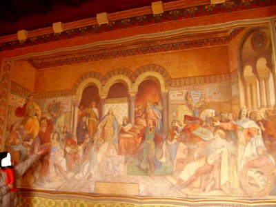 Eisenach Wartburg Innen Sängersaal 07
