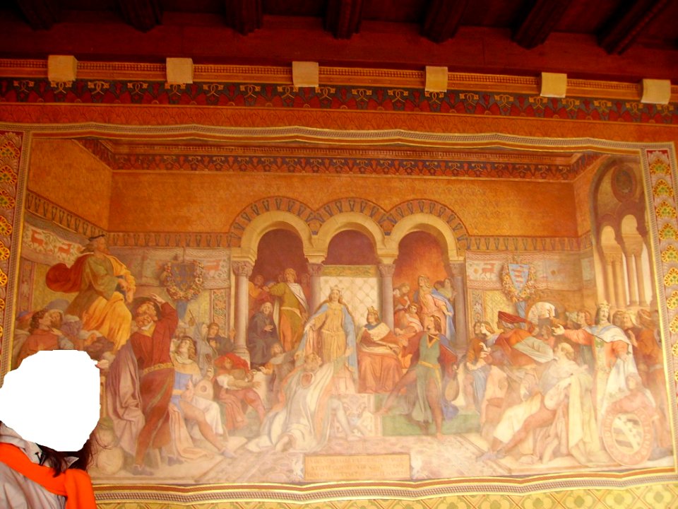 Eisenach Wartburg Innen Sängersaal 06