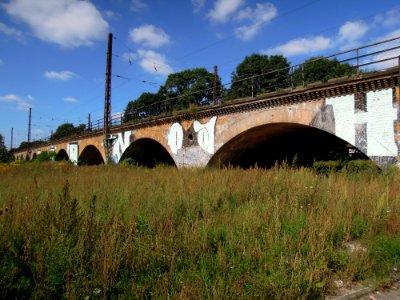 Eisenbahnviadukt Wiederitzsch im August 2017b
