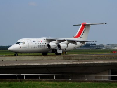 EI-RJU Cityjet British Aerospace Avro RJ85 · Cityjet pic2