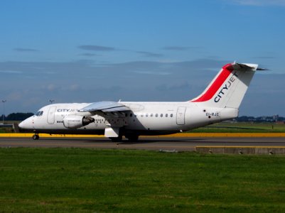 EI-RJC Avro Regional Jet RJ85 CityJet taxiing at Schiphol (AMS - EHAM), The Netherlands, 18may2014, pic-4 photo