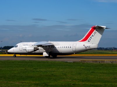 EI-RJC Avro Regional Jet RJ85 CityJet taxiing at Schiphol (AMS - EHAM), The Netherlands, 18may2014, pic-4