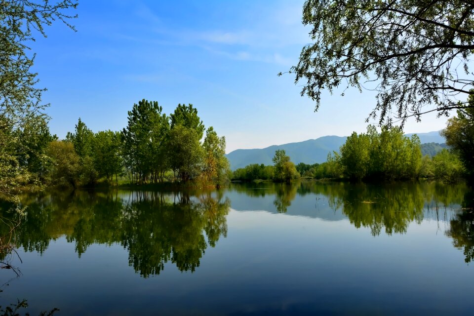 Reflections lacquer landscape photo