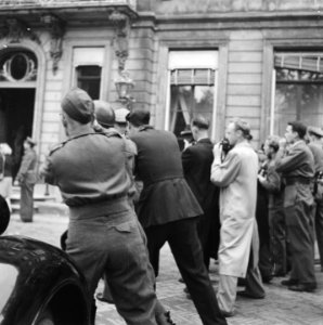 Eisenhower in Den Haag. Paleis Lange Voorhout, Fotografen, Bestanddeelnr 900-8899