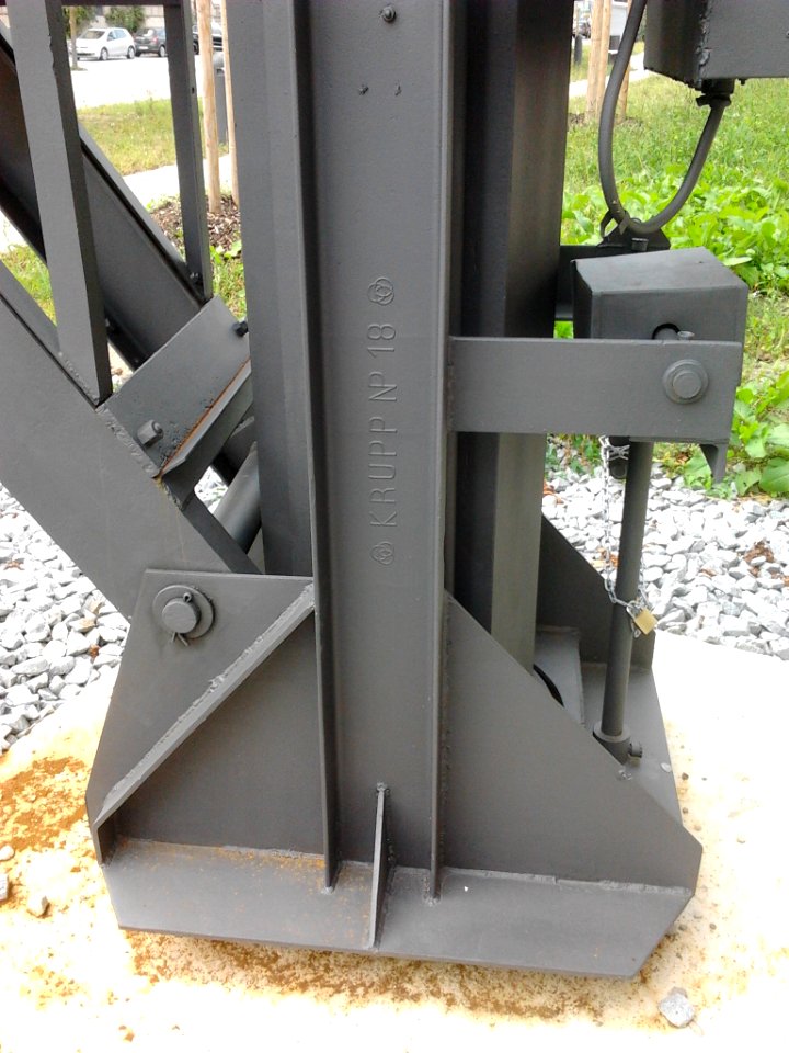 Eisenbahnpark Eichstätt -Kran Detail 2017-08 (1)