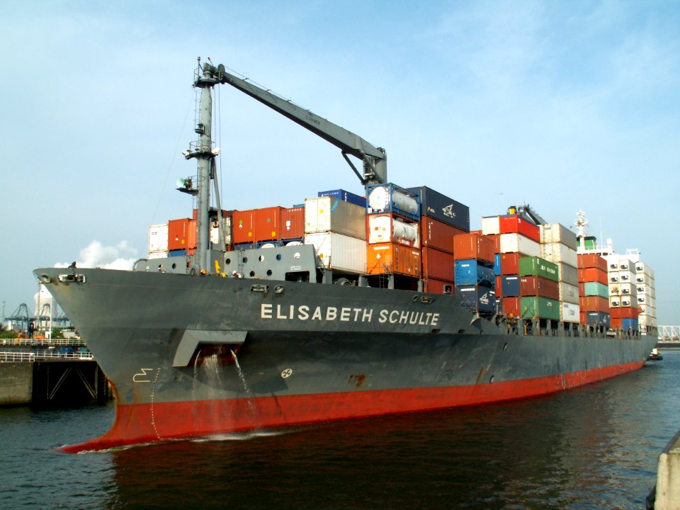Elisabeth Schulte pic3 at Port of Antwerp, Belgium 28-Jun-2005