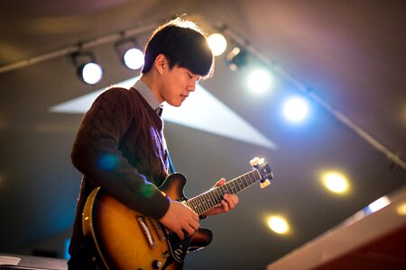 Guitarist performer concert photo