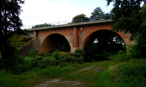 Eisenbahnbrücke über die Zahna der Bahnstrecke Berlin–Halle -Anhalterbahn- 2017b
