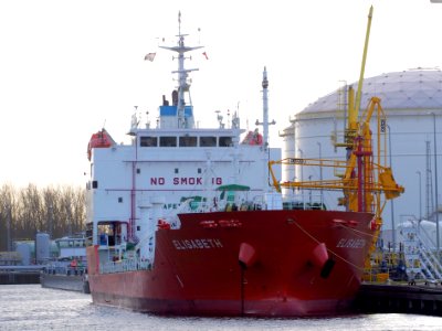Elisabeth IMO 9442184, at the Afrika haven, Port of Amsterdam