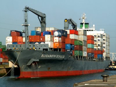 Elisabeth Schulte IMO 9231482 at Port of Antwerp, Belgium 28-Jun-2005