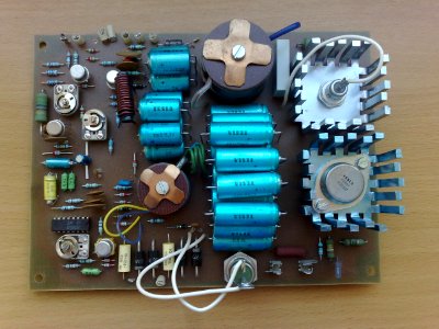 Electronic circuit (old Czechoslovakian)