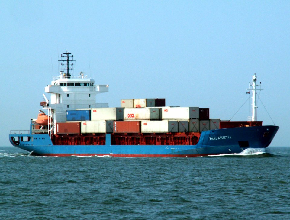 Elisabeth p3 approaching Port of Rotterdam 25-Jul-2006