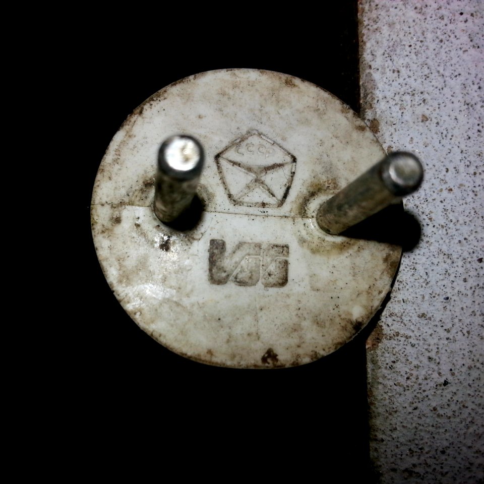 Electrical plug, USSR